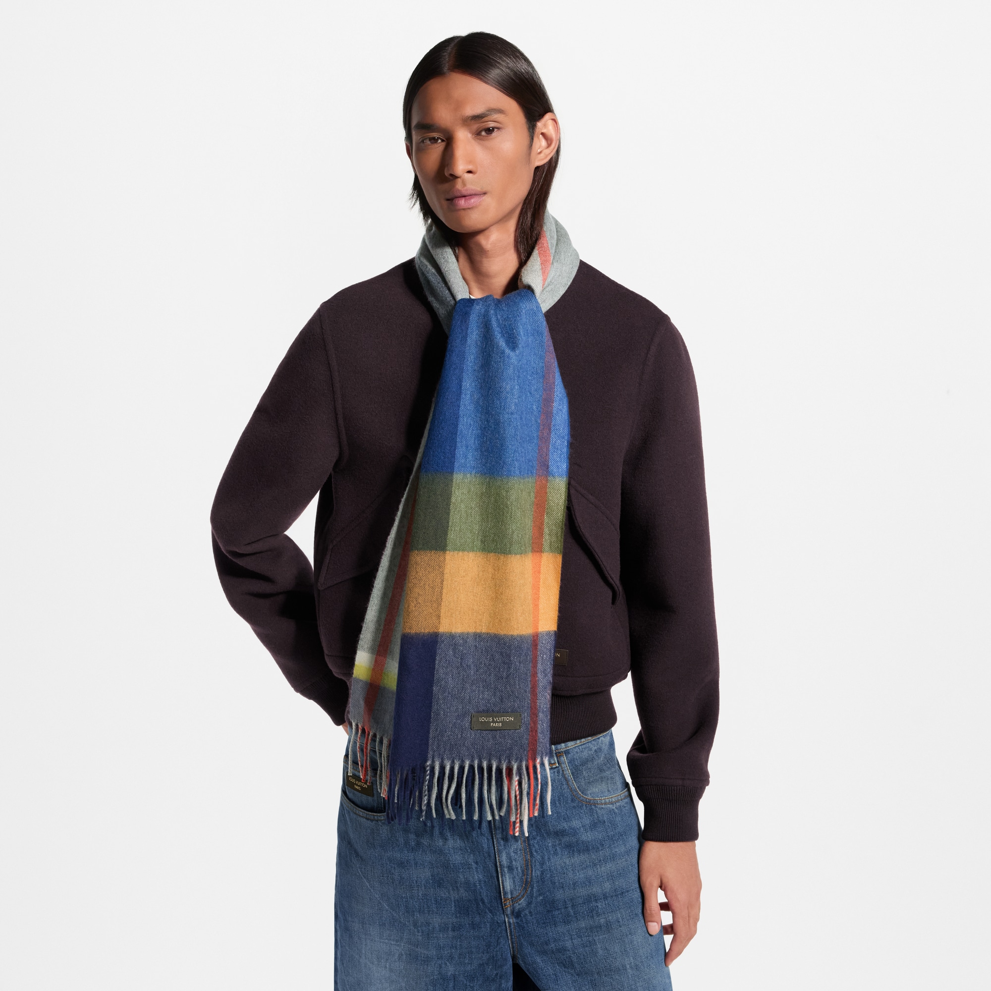 LV Tartan Scarf S00 - Men - Accessories | LOUIS VUITTON ®